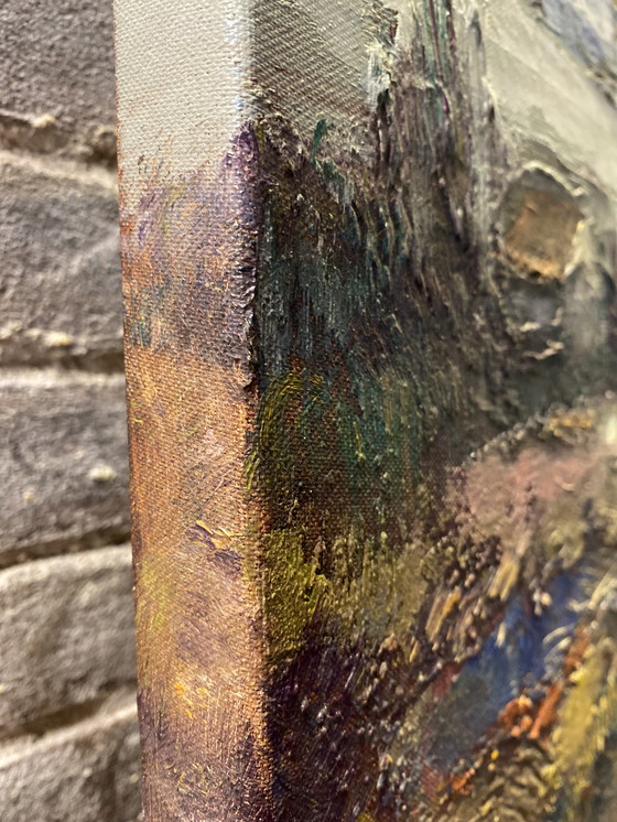 Image 1 of Paisaje de naturaleza muerta firmado