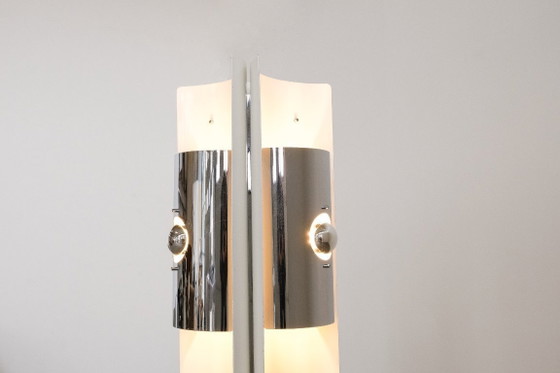 Image 1 of Lampadaire italien chromé