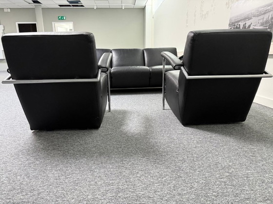 Image 1 of Set Leolux Scylla sofa and 2 chairs