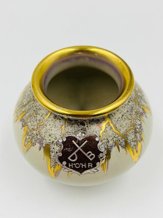 Image 1 of Dümler Breiden Höhr miniature vase, gilded, vintage model