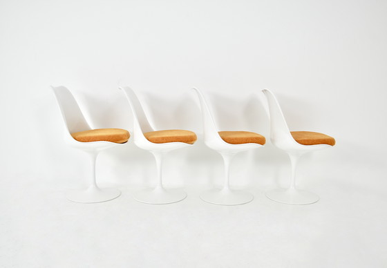 Image 1 of Tulip Esszimmerstühle von Eero Saarinen für Knoll International, 1970er Jahre, Satz von 4