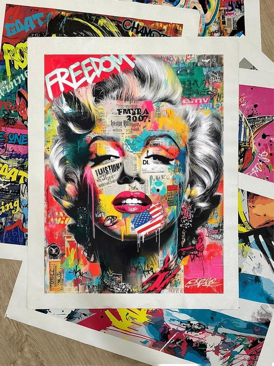 Image 1 of IPR-Grafik – Marilyn Monroe – Künstlerlithografie