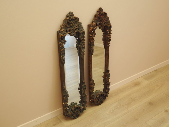 Image 1 of Mirror in a wooden frame, Italian design, 1960s, manufactured in Italy