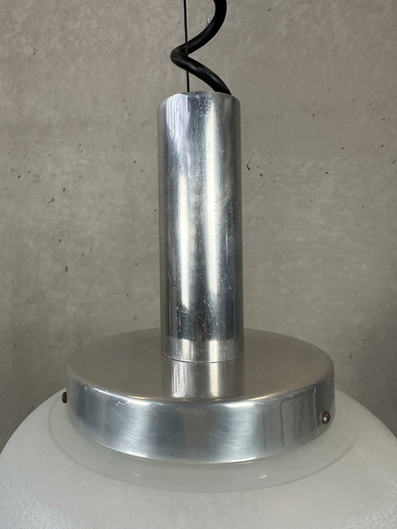 Image 1 of Lampada a sospensione vintage in vetro - nota anche come (DDR)