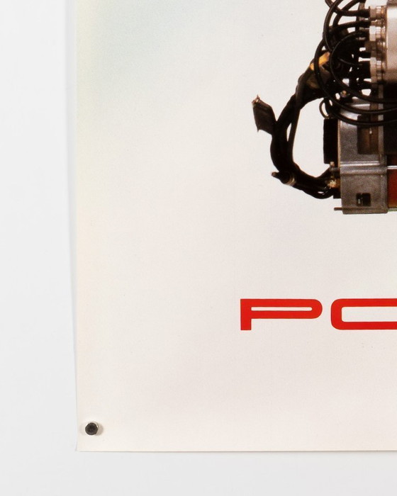 Image 1 of Porsche PFM 3200 In giro per il mondo – 1985 – Poster originale vintage Porsche di Strenger Grafik Design – Moderno – 102x76 cm