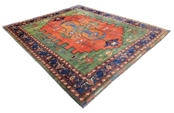 Image 1 of Russische antieke Kaukasische Ghazni Kazak Shirvan, meer dan 100 jaar oud, 314 x 265 cm