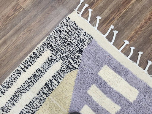 Authentischer Berber-Teppich aus Leinen, 200 x 150 cm