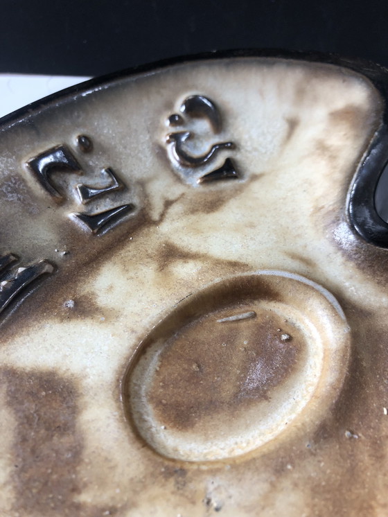 Image 1 of Vassoio per tavolozza da pittore in gres belga Guerin 