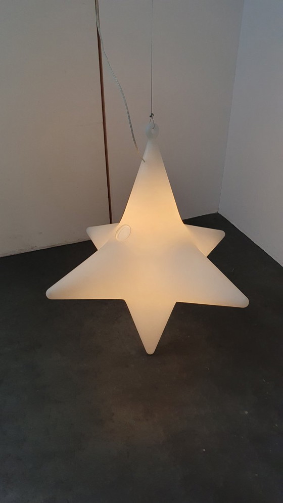 Image 1 of 2x Slide Studio Design Italy Sirio Lampen, weiße Sternform