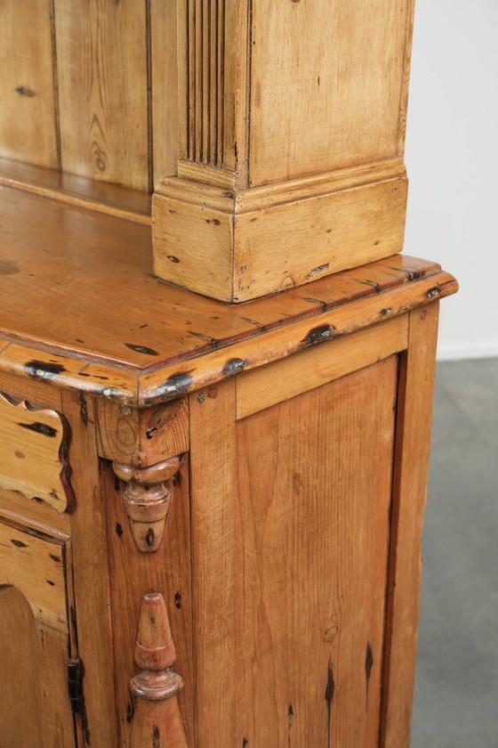 Image 1 of Antieke Engelse keuken/ leg/ buffetkast uit de 19e eeuw van grenenhout