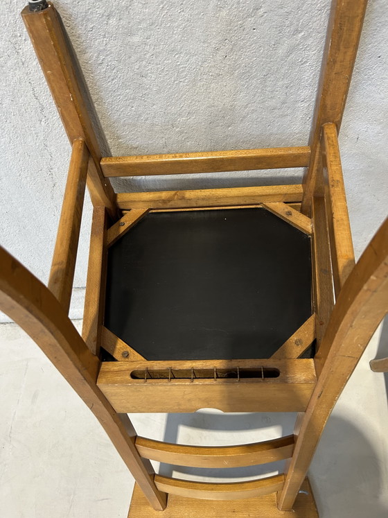 Image 1 of Set van 2 vintage kerkstoelen