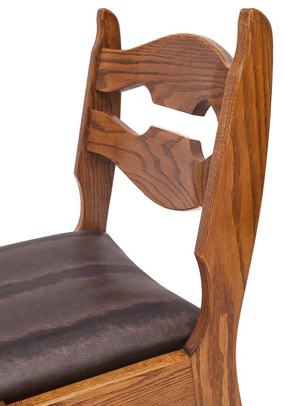 Set di 6 sedie di Guillerme et Chambron – Sedie da pranzo, Wood (photo 10 of 11)