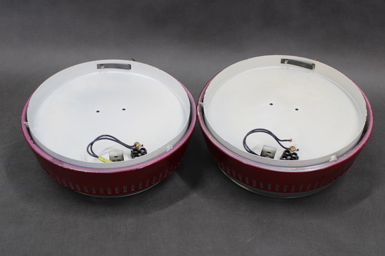 Image 1 of Paire de plafonniers ou d'appliques des années 1970, Tchécoslovaquie