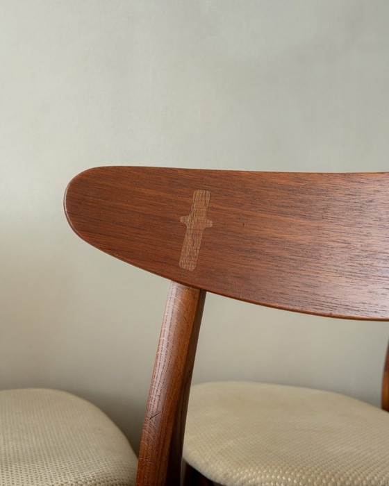 Image 1 of Set di 4 sedie da pranzo CH30 di Hans J. Wegner per Carl Hansen & Søn