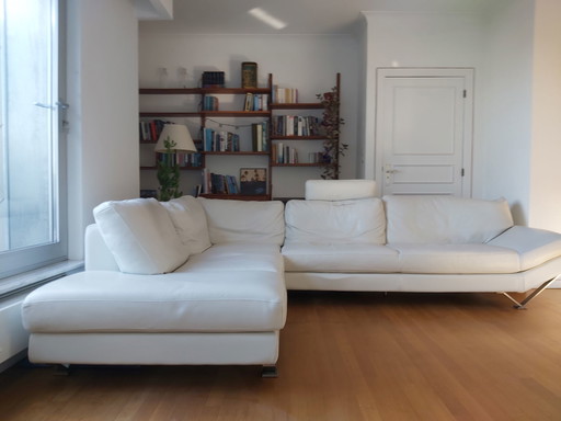 Sofá esquinero de cuero Natuzzi