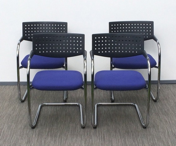 Image 1 of 4 Visavis Chairs Antonio Citterio / VITRA # Vintage 90s # Armstoelen