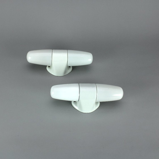 Image 1 of Wilhelm Wagenfeld - set di 2 lampade a specchio - modello 6068 - progettato nel 1958 - Lindner GmbH Bamberg, Germania
