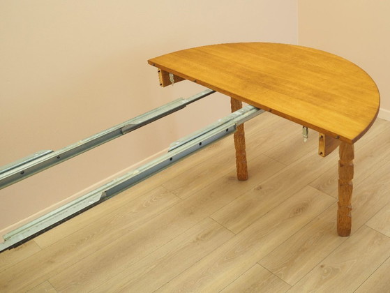 Image 1 of Round oak table, Danish design, 1960s, designer: Henning Kjærnulf