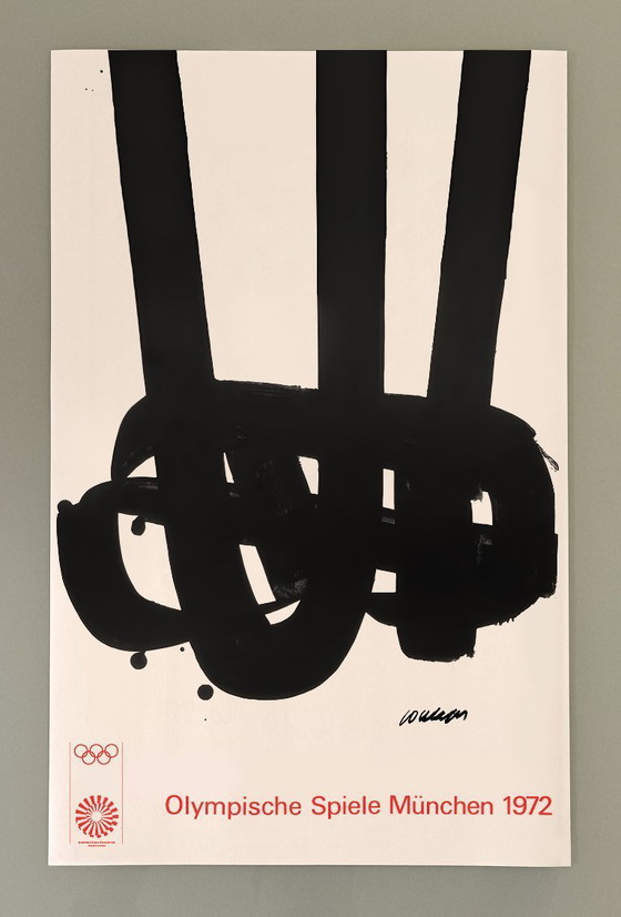 Image 1 of Pierre Soulages - Munich Olympic Games - 1972 - Print Artwork