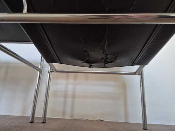 Image 1 of Fauteuil Gerard Vollenbrock en deux parties et table d'appoint, années 1980