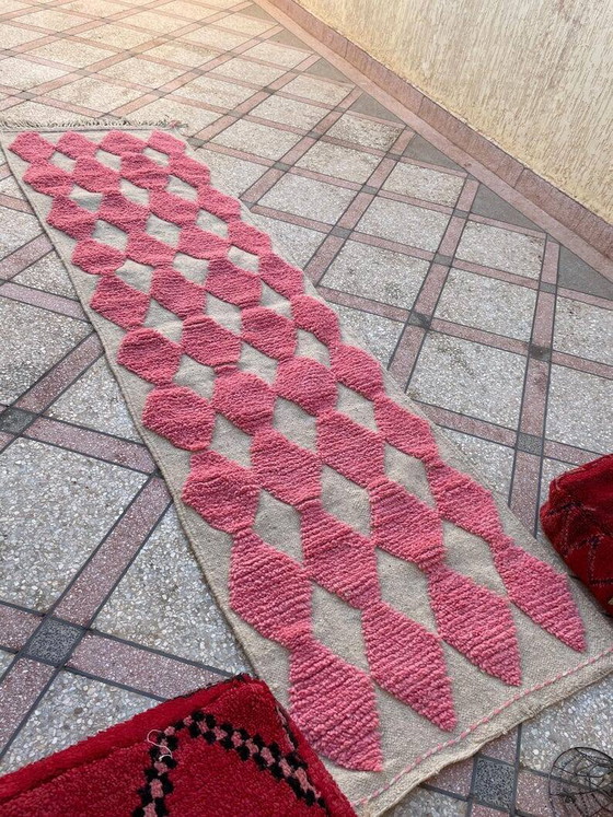Handgemaakt wollen loper tapijt 400cm x 70cm – Vloerkleden en tapijten, Wool (photo 9 of 11)