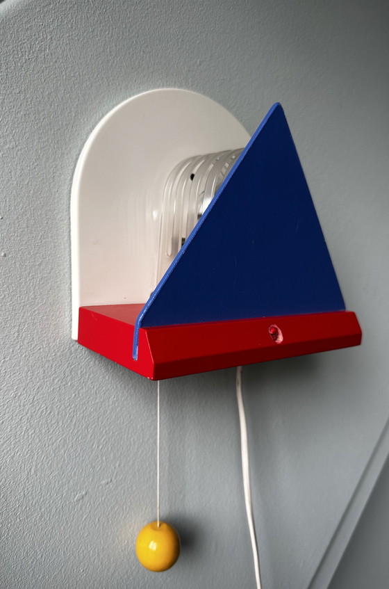 Image 1 of Lampada da parete vintage postmoderna Stoja Ikea in stile Memphis, anni '80
