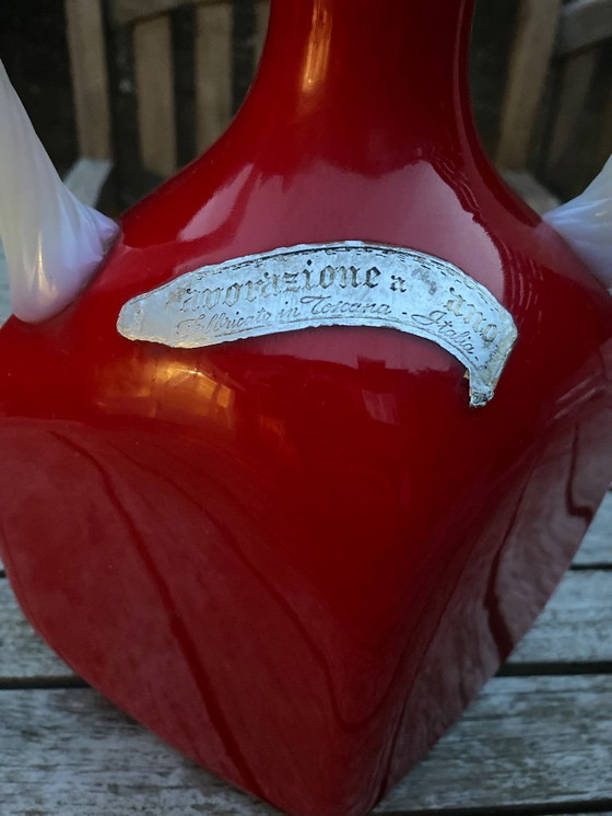 Image 1 of Jarrón de cristal de Murano de los años 70, pieza de coleccionista