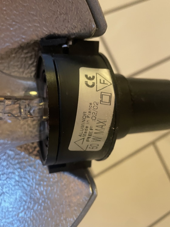 Image 1 of Lámpara Aluminor France. Lámpara de escritorio de diseño francés. Lámpara industrial.