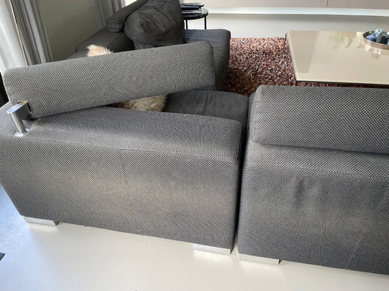 Image 1 of Leolux Horatio sofa anthracite fabric