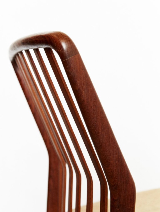 Image 1 of Svend Åge Madsen Teak Dining Chairs for Nørre Broby Maskinsnedkeri
