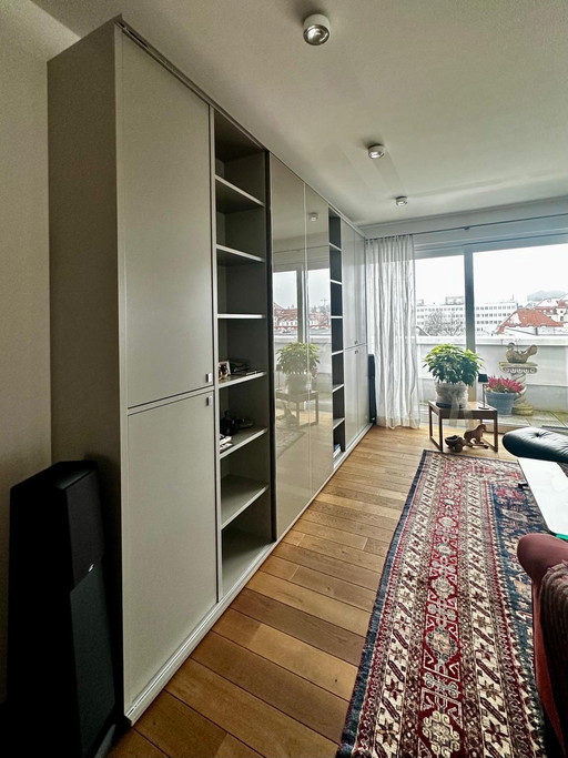 Estantería de pared Interlübke Studimo gris