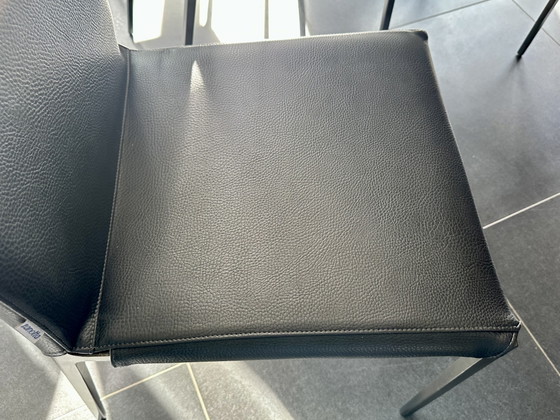 Zanotta Lialta Sedie da pranzo con rivestimenti sfoderabili in grafite, 8 pezzi – Other, Aluminium (photo 3 of 15)