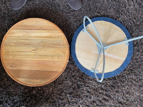 Image 1 of Set of two unique coffee tables or side tables