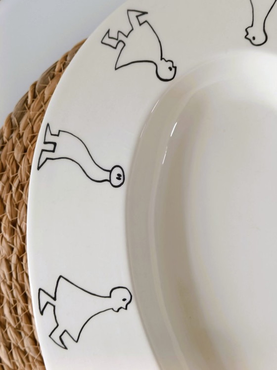 Image 1 of Große Schale aus der 'Vriendjes'-Kollektion - Schoonhoven Keramik - Birgit Stigter