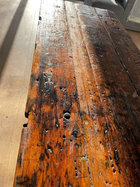 Image 1 of Bellissimo tavolo industriale in legno