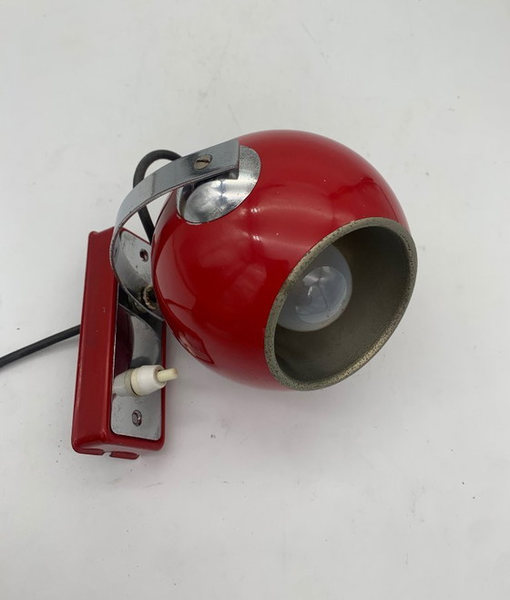 Image 1 of Enkele wandlamp, spotlamp toegeschreven aan Reggiani vintage, gemaakt in Italië.