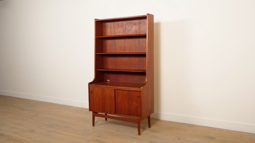 Vintage highboard | Boekenkast | Teak | Johannes Sorth