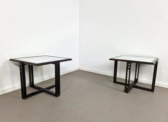 Giorgetti Galaxy Tavolini | Umberto Asnago, Vetro, Bianco (foto 2 di 11)