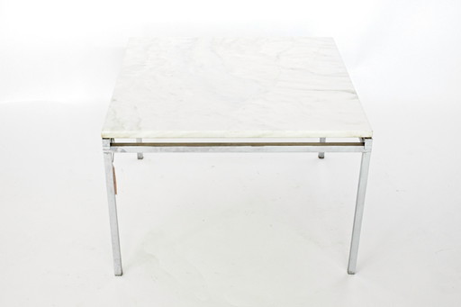Coffee table marble 60s overplating on the frame