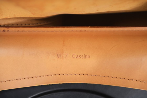 Image 1 of Stunning natural leather Cab 413 dining chair by Mario Bellini for CASSINA Italy