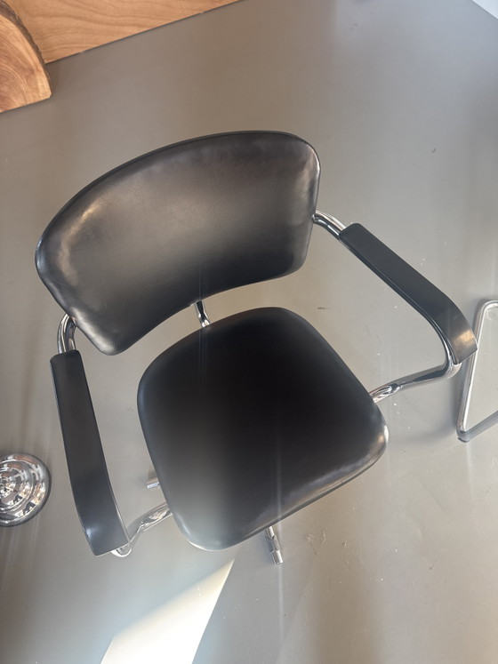 Original Vintage Gispen Office Chair – Design Icon (W.H. Gispen) – Swivel chairs, Chrome (photo 3 of 5)
