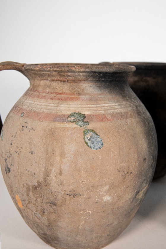 Image 1 of Set di sei brocche in terracotta
