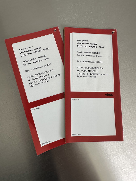 Image 1 of Silla de reunión giratoria Vitra EA108