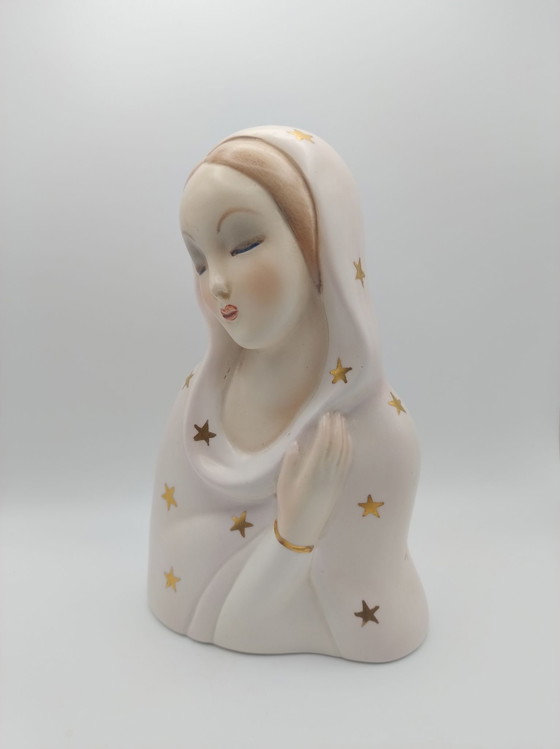 Madonna Figurine in ceramic by Igni Torino, Decorative Objects, Creme (photo 9 of 12)