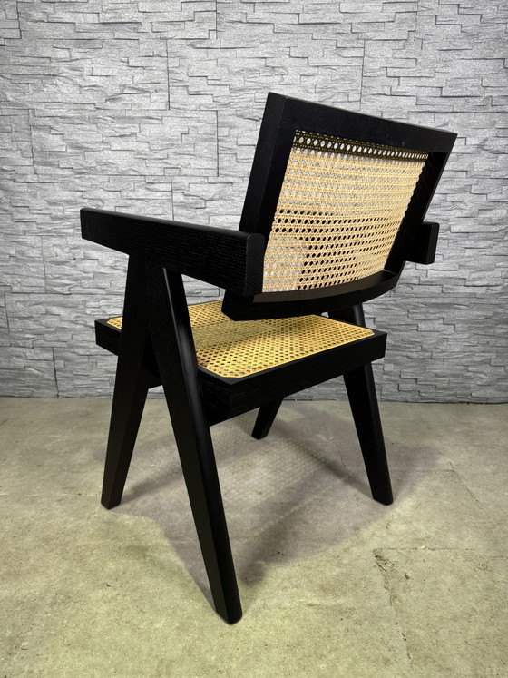 Cassina 051 Capitol Complex Office Chair – Chaises de salle à manger, Wood, Rattan, Modern (photo 5 of 11)