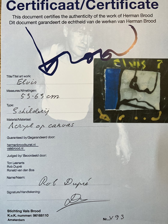 Image 1 of Dipinto di Herman Brood