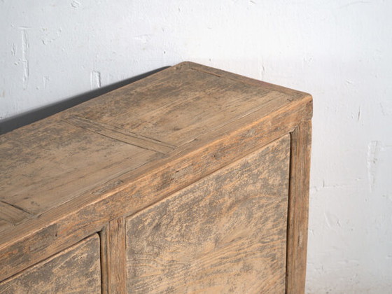 Antique sideboard in elm with two doors – China, circa 1950 – Sideboard cabinet (photo 11 of 40)