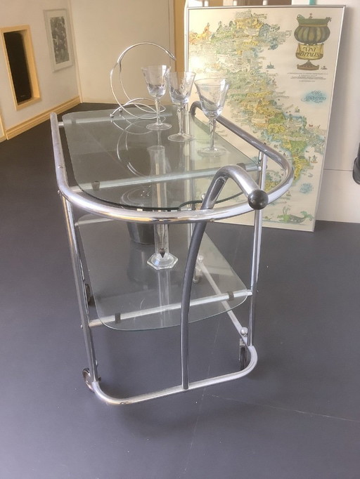 Antique tea cabinet/carriage no mark present, approximately 90 a 100 years old. Was once my grandmother's.asking price €100,