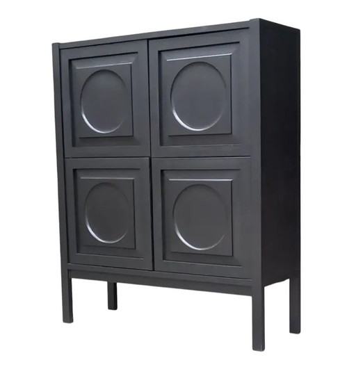 Highboard Sideboard Bar Brutalist style De Coene 1970's