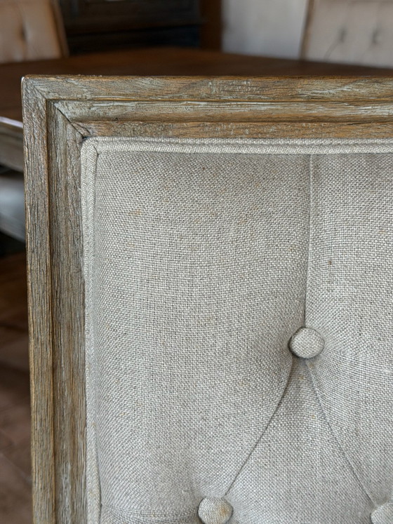 6 sillas Dialma Brown, estilo campestre inglés, Sillas de comedor, Madera, Taupe (foto 4 de 10)